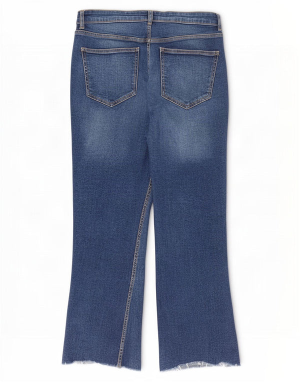 Zara Womens Straight Jeans EU 44 XL W34 L26 Blue