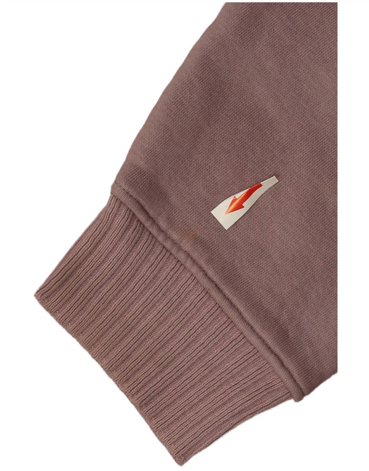 Zara Pull à capuche surdimensionné pour femme UK 10 Petit Rose