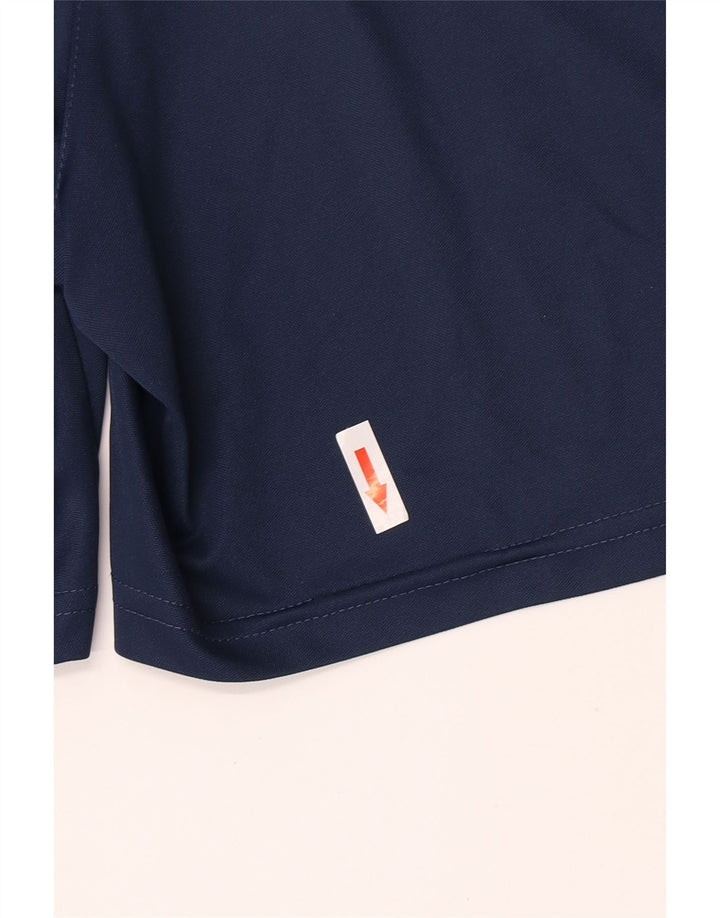 Nike Short de sport Dri Fit pour homme en polyester bleu marine Taille L