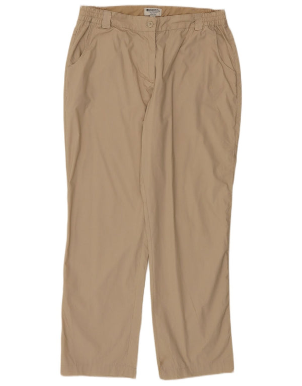 Mountain Warehouse Pantalon Regular Femme UK 12 Medium W32 L29 Beige