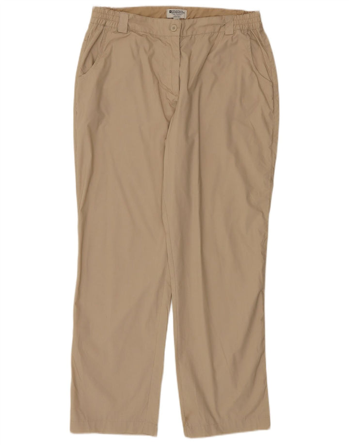 Mountain Warehouse Pantalon Regular Femme UK 12 Medium W32 L29 Beige