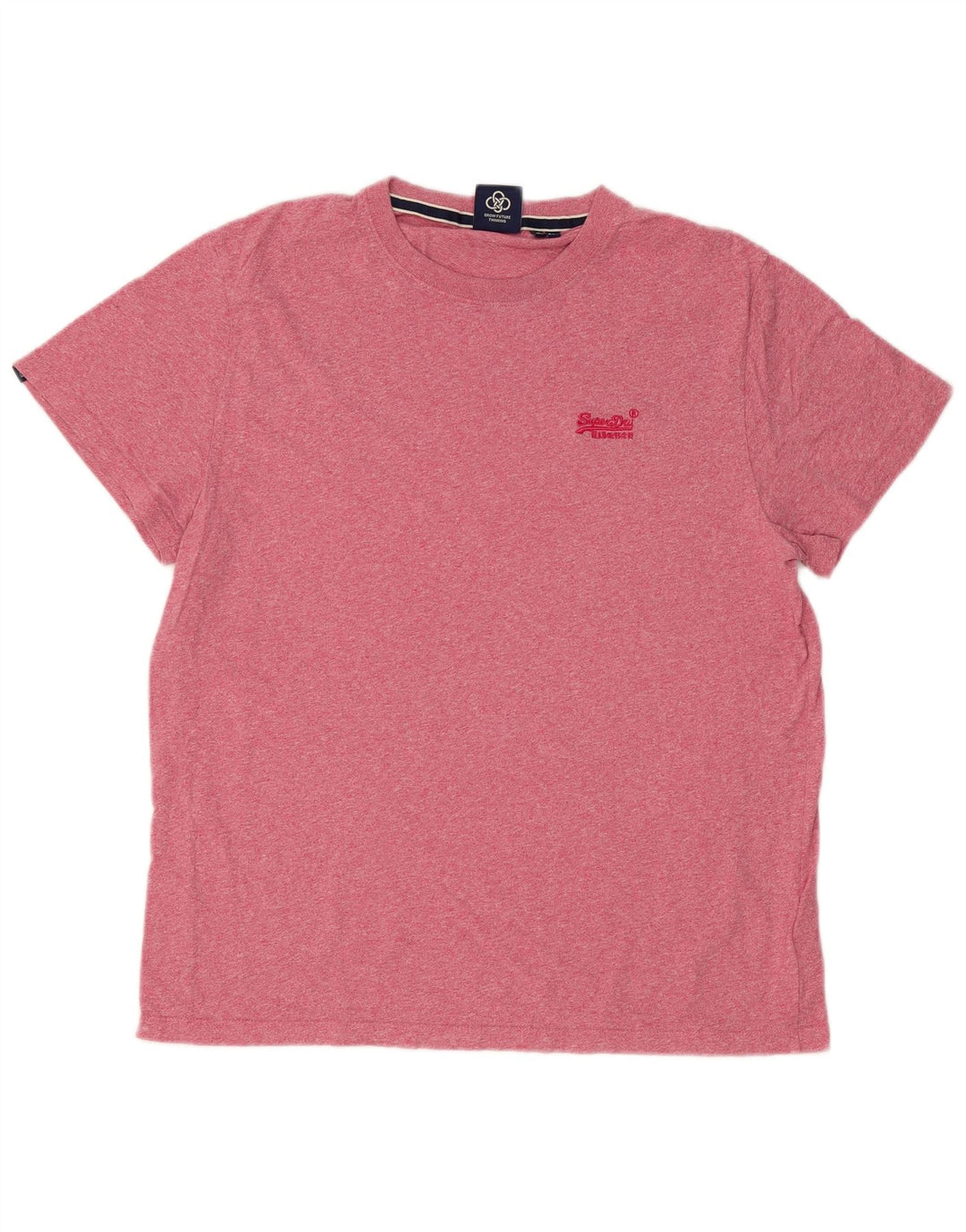 Superdry T-Shirt Homme Top 2XL Rose Coton