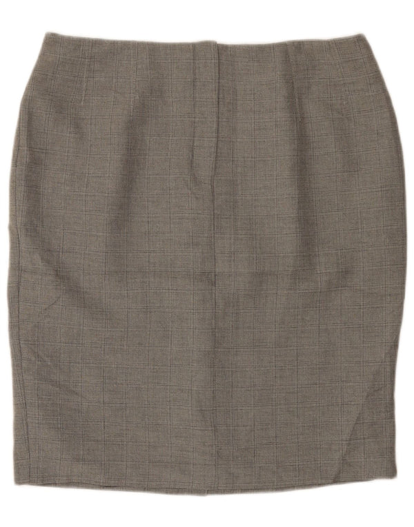 Marks & Spencer Jupe crayon pour femme UK 16 Large W36 Gris Polyester