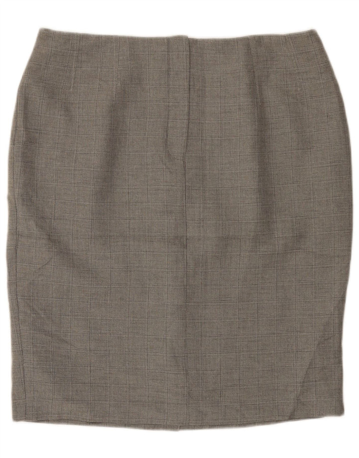 Marks & Spencer Jupe crayon pour femme UK 16 Large W36 Gris Polyester
