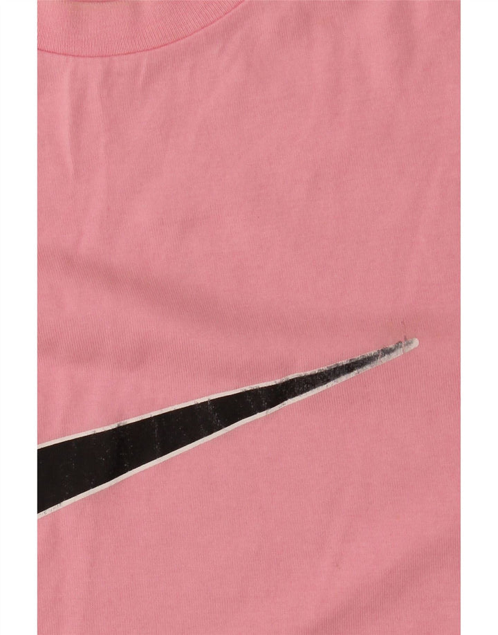 Nike T-shirt graphique pour homme en coton rose moyen