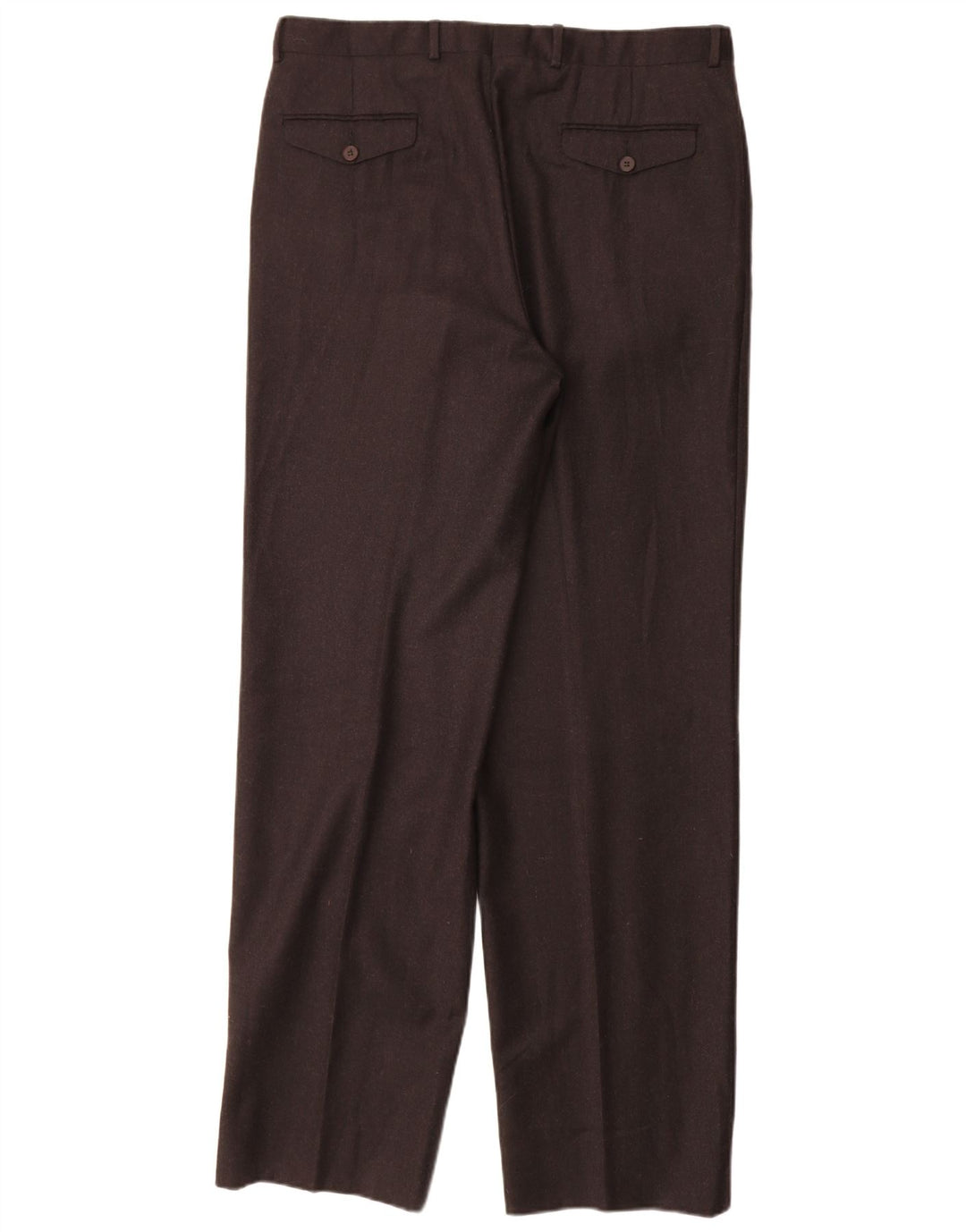 MARCO PLANESIO Pantalon de costume pour homme IT 52 XL W34 L33 Laine noire