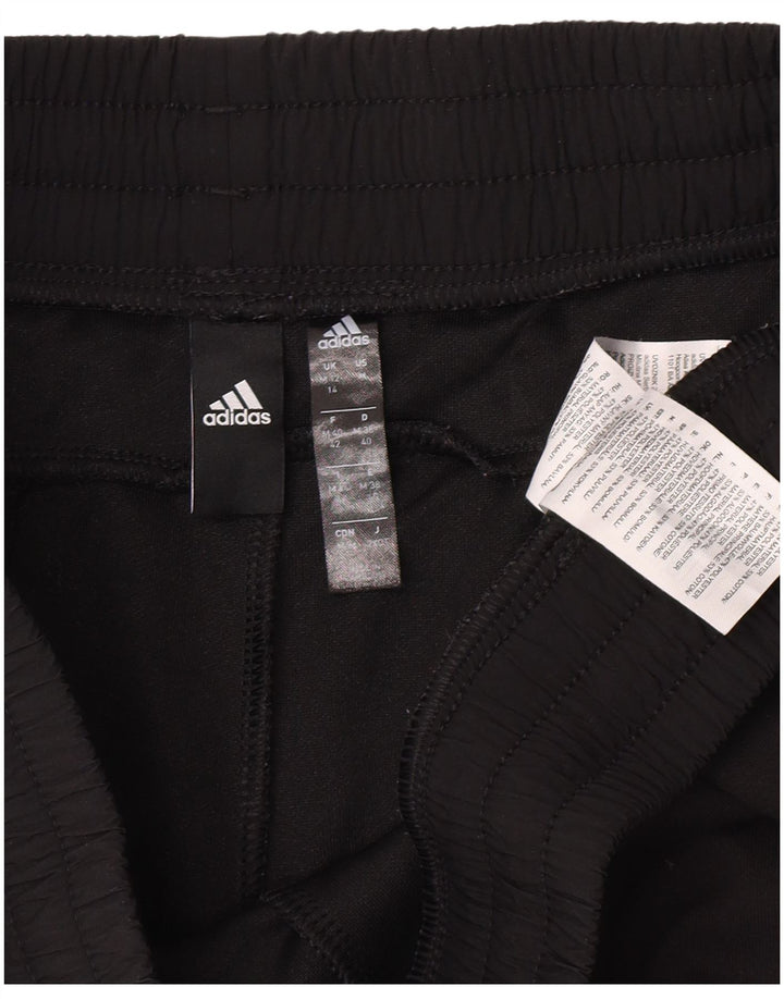 Adidas Pantalon de survêtement pour femme UK 12/14 Coton noir moyen