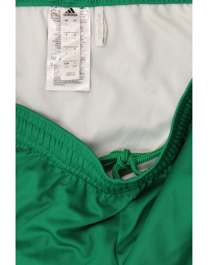 Adidas Hommes Climalite Sport Shorts Grand Vert Polyester