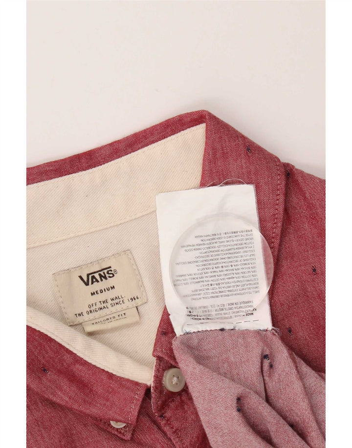 Vans Chemise Homme Rouge Moyen Spotted Cotton