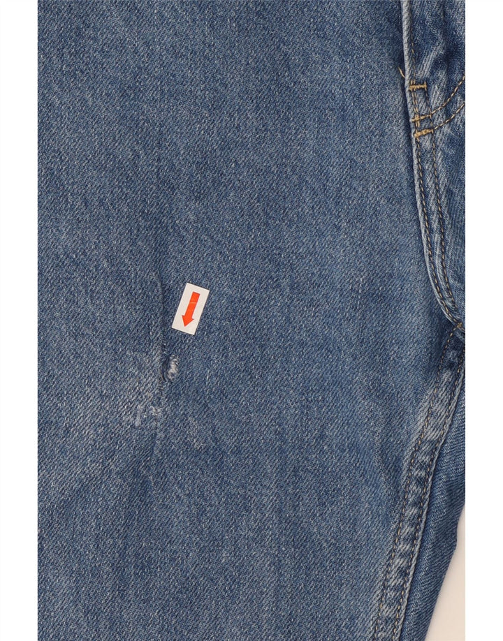 CALVIN KLEIN Jean Droit Femme W26 L27 Bleu