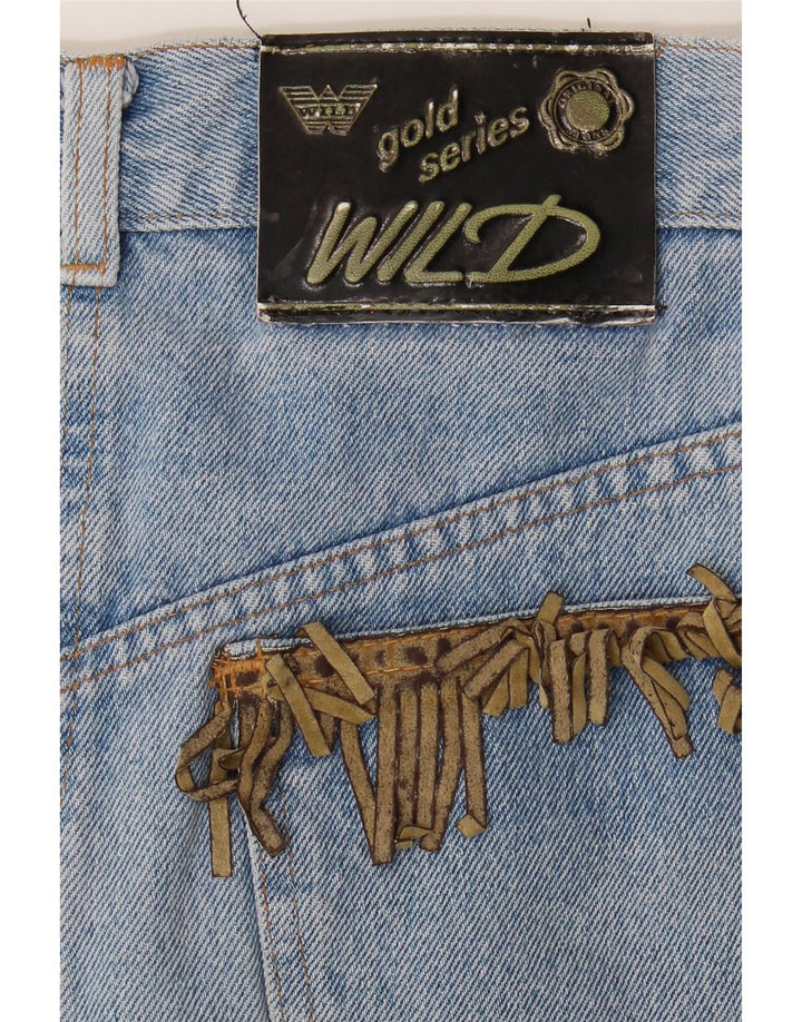 Jupe En Jean Femme Wild W30 Bleu Moyen