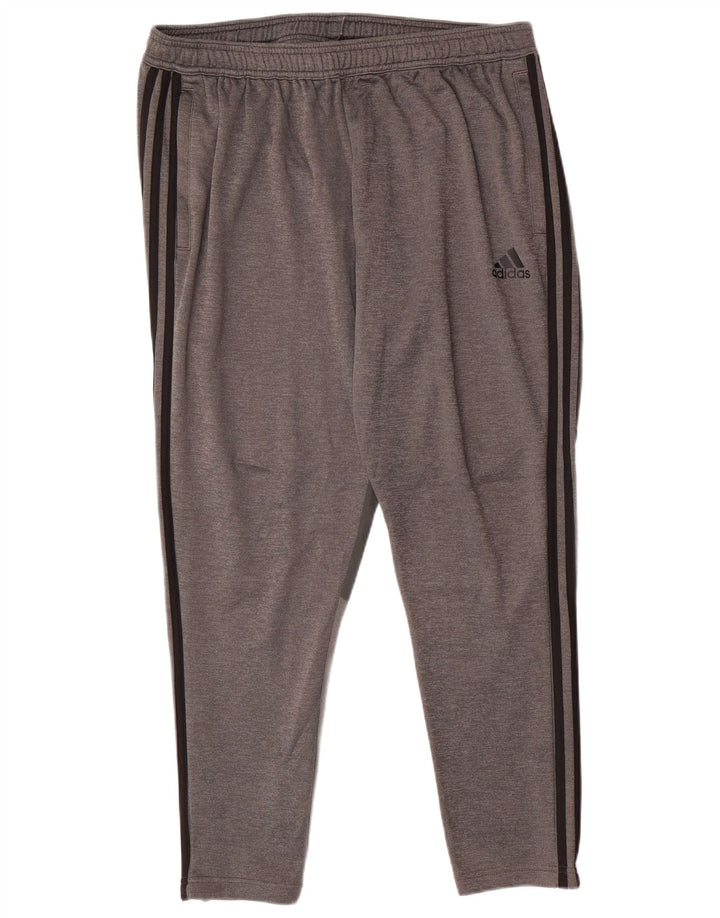 ADIDAS Pantalon de survêtement pour hommes XL Gris Colorblock Polyester