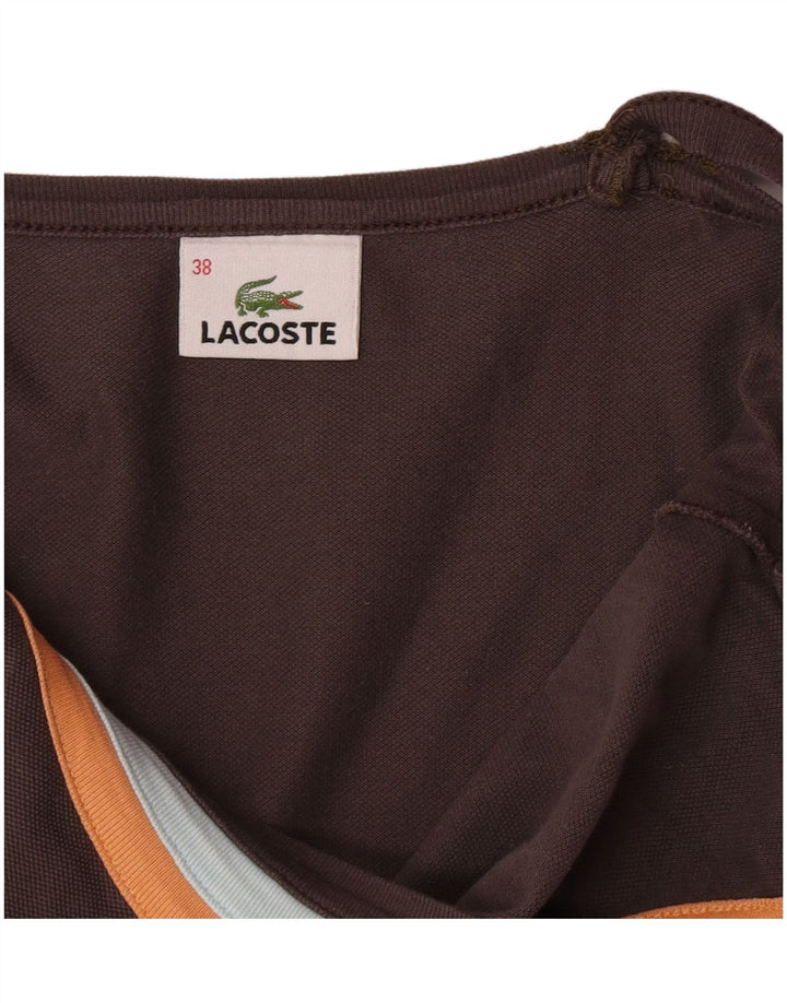 Lacoste Robe d'été femme taille 38 marron moyen colour block
