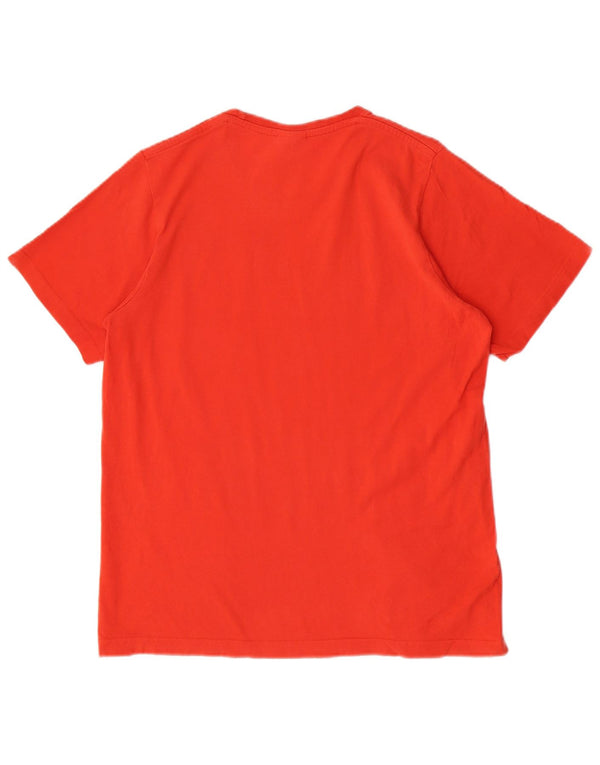 Adidas T-Shirt Graphique Homme Rouge Moyen Coton