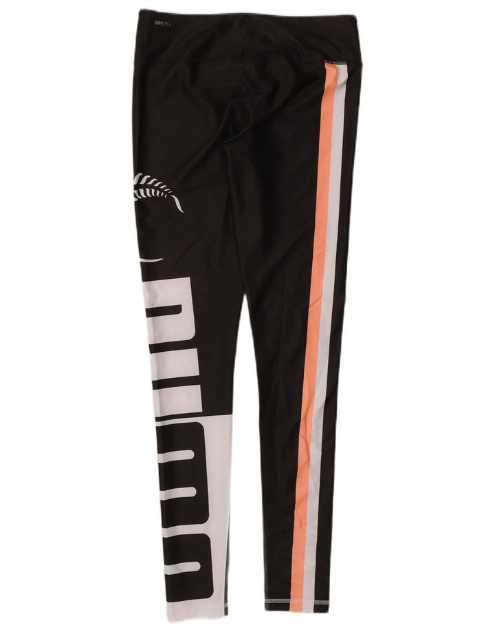 PUMA Legging graphique pour femme UK 42 Polyester color block noir moyen