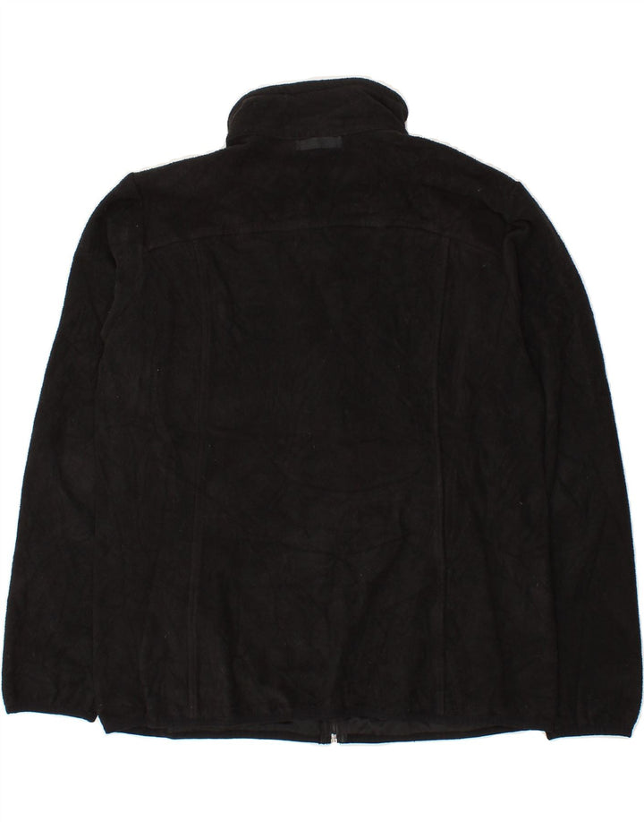 EDDIE BAUER Womens Fleece Jacket UK 16 Large Black Polyester Vintage Eddie Bauer and Second-Hand Eddie Bauer from Messina Hembry 