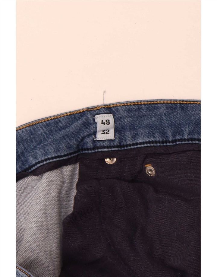 Jack & Jones Jean Droit Homme W48 L30 Bleu Coton