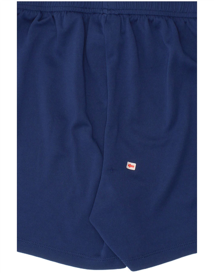 Umbro Short de Sport Garçon 9-10 ans Bleu Marine Moyen Polyester