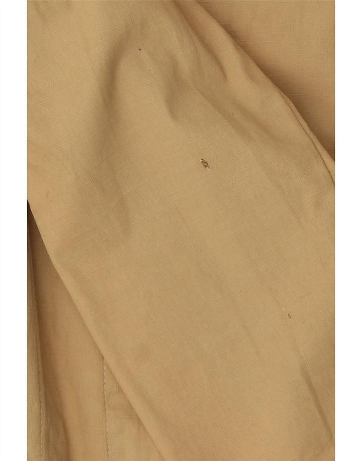 Trussardi Jeans Mens Bomber Jacket IT 50 Large Beige Cotton