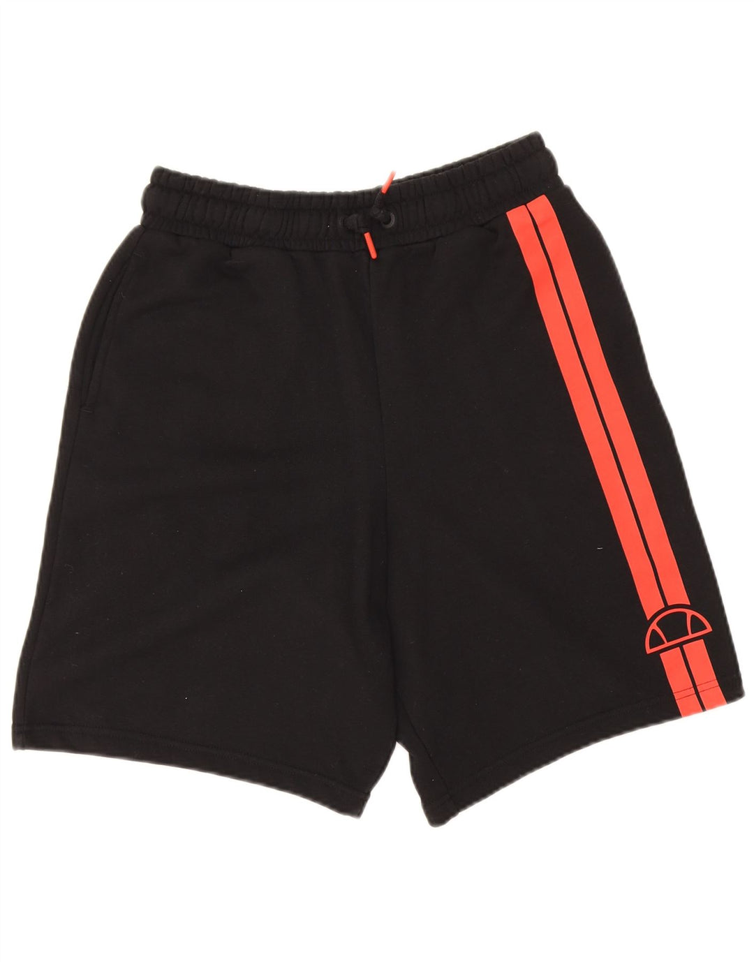 Ellesse Short de sport homme petit coton rayé noir
