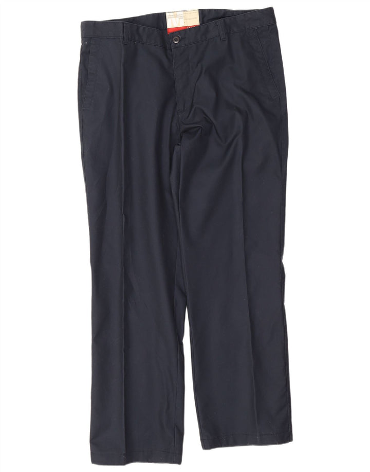 Pantalon Chino Droit pour Homme Mash W38 L30 Bleu Marine