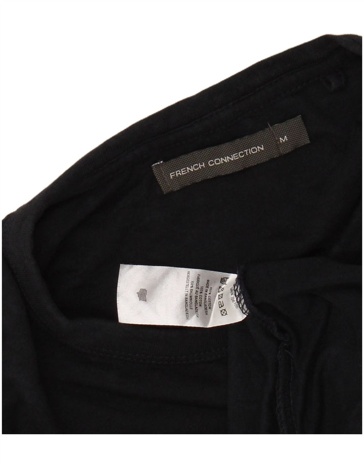 FRENCH CONNECTION Haut Homme Manches Longues Bleu Marine Moyen Coton