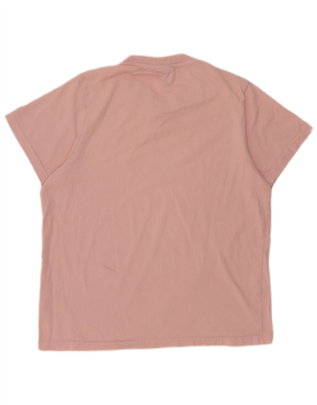 Ellesse Femme T-Shirt Top UK 14 Rose Moyen Coton