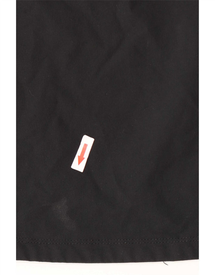 The North Face Haut de survêtement à col zippé pour hommes, grand color block noir