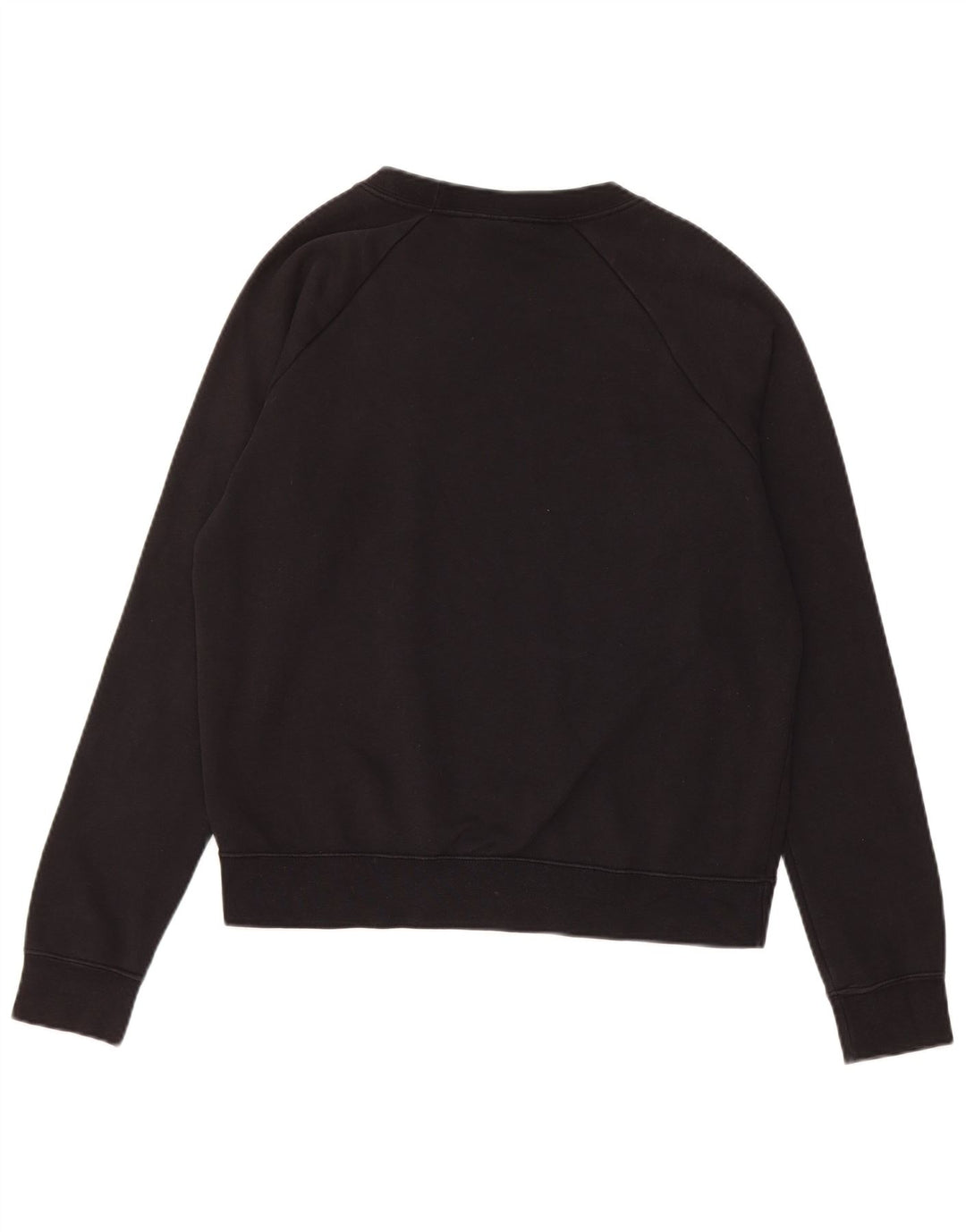 Nike Sweat-shirt surdimensionné graphique pour femme UK 12 Petit coton noir