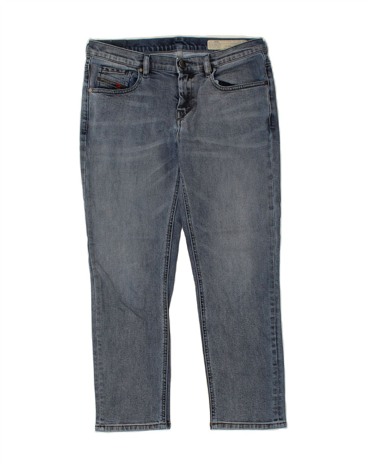 DIESEL Womens Belthy-Ankle Straight Jeans W27 L27 Blue Cotton Vintage Diesel and Second-Hand Diesel from Messina Hembry 