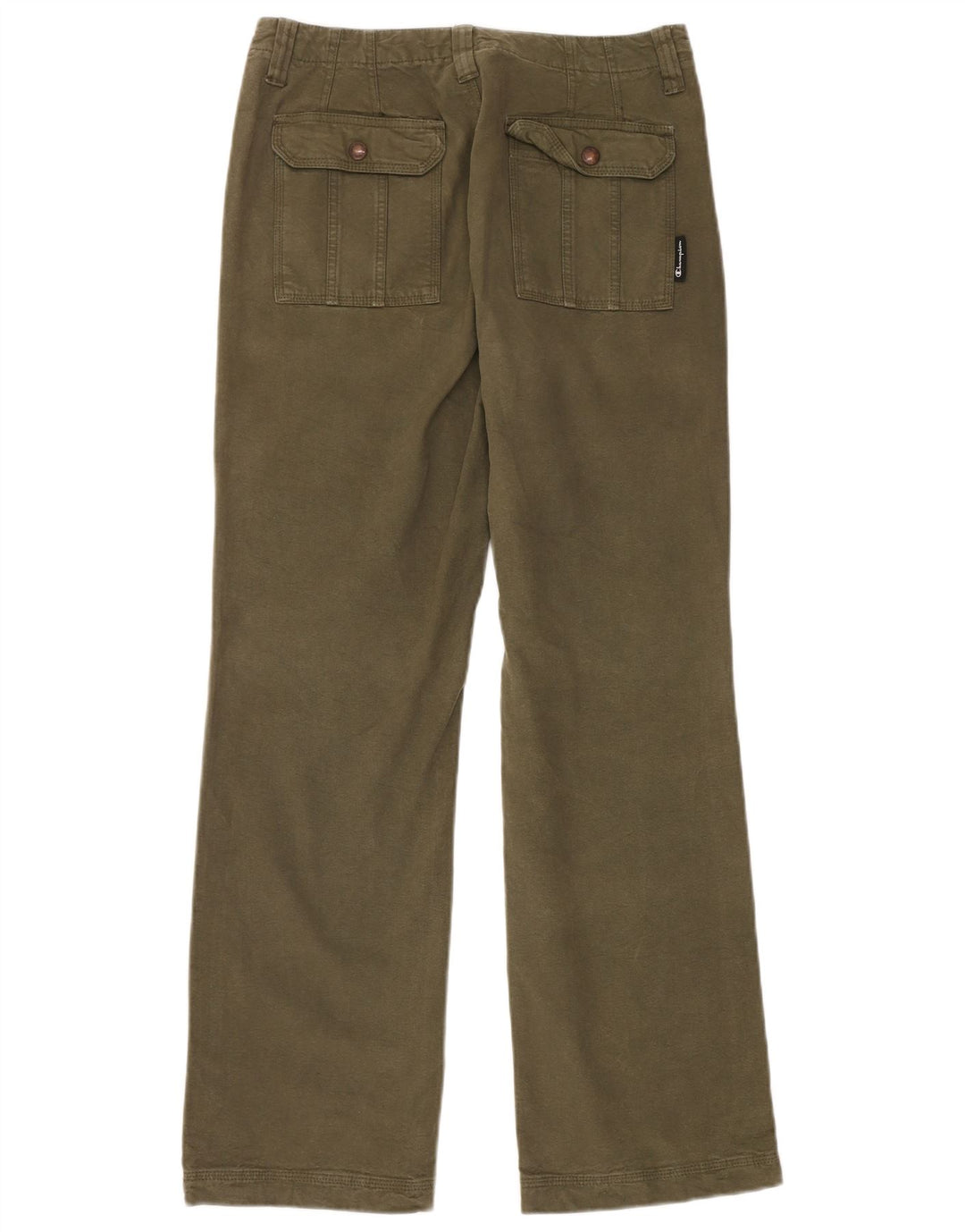 CHAMPION Pantalon Chino Droit Homme Petit W32 L32 Kaki Coton