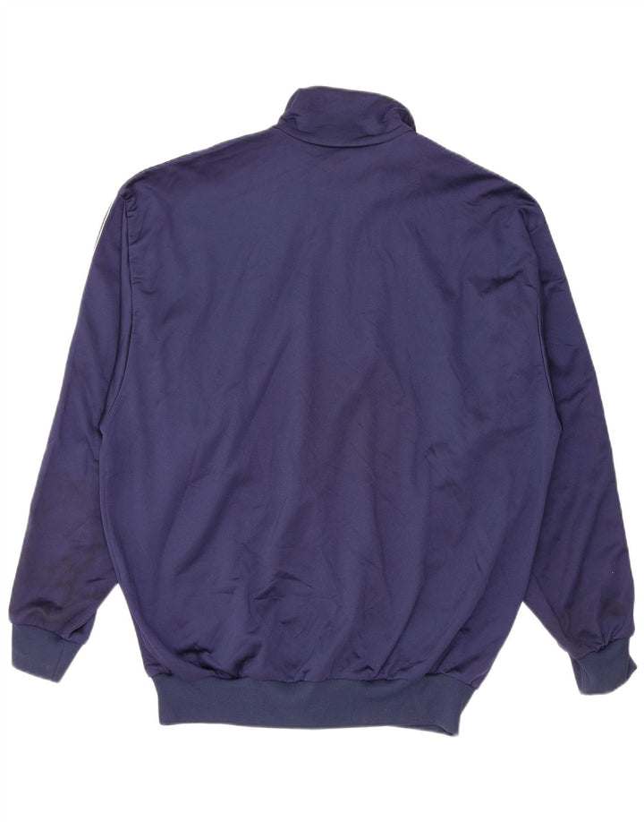 Asics Veste de Survêtement Graphique Homme Bleu Marine Moyen Colorblock Sports