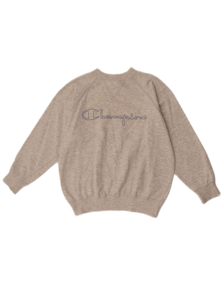 Champion Sweat-shirt surdimensionné graphique pour fille 9-10 ans Gris moyen