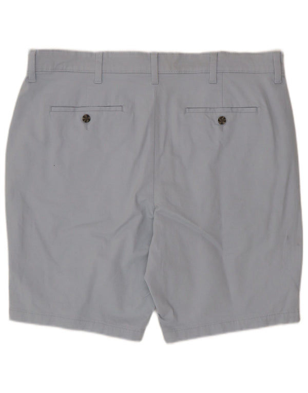 Marks & Spencer Short Chino Homme W38 XL Bleu Coton