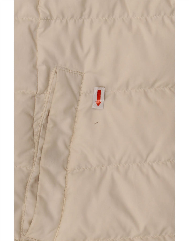 Tommy Hilfiger Veste matelassée pour hommes UK 36 Small Off White Polyester