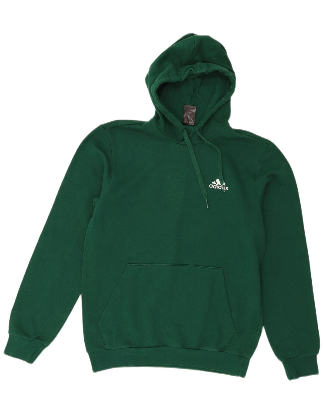 Adidas Pull à capuche pour homme en coton vert moyen