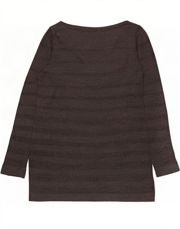 Marks & Spencer Tunique à manches longues pour femme UK 12 Gris moyen rayé