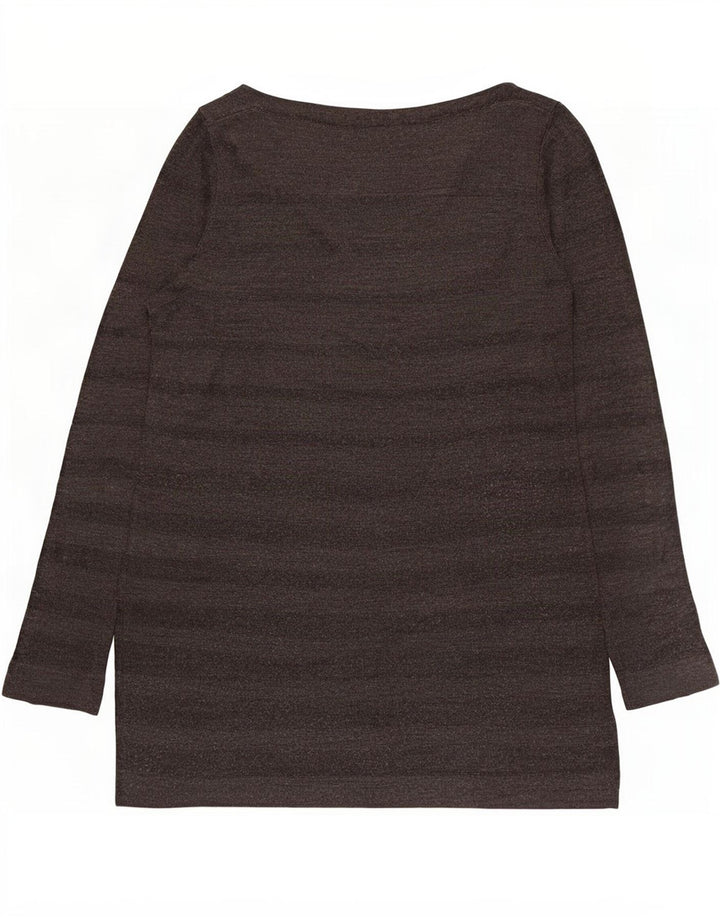 Marks & Spencer Tunique à manches longues pour femme UK 12 Gris moyen rayé