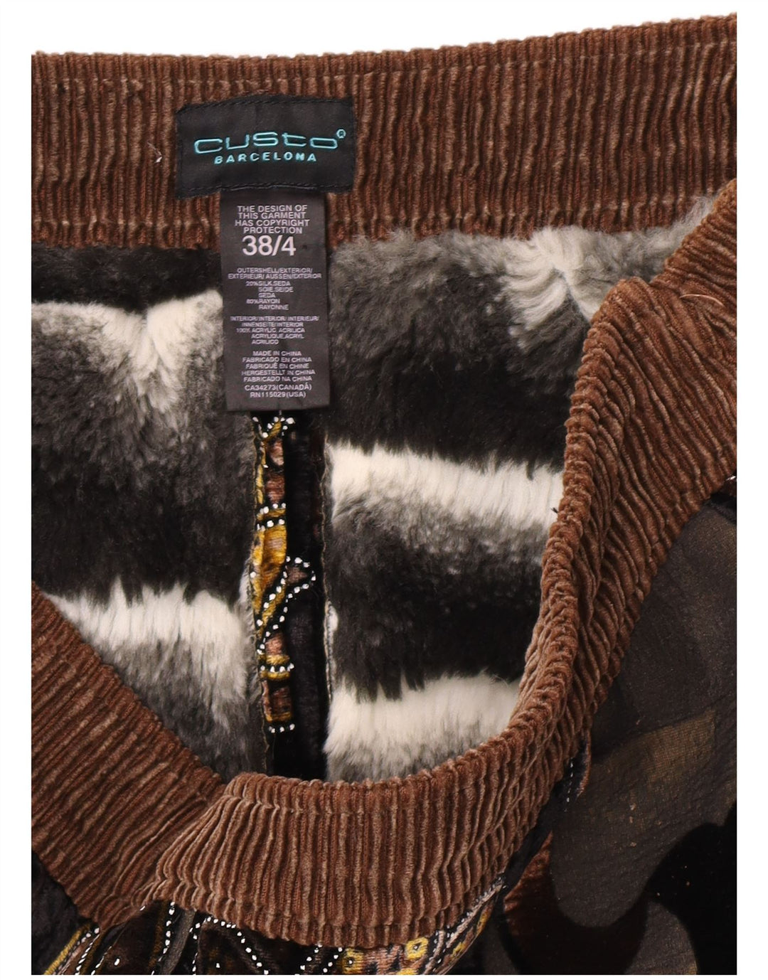 Custo Barcelona Mini jupe femme EU 38 Medium W32 multicolore floral