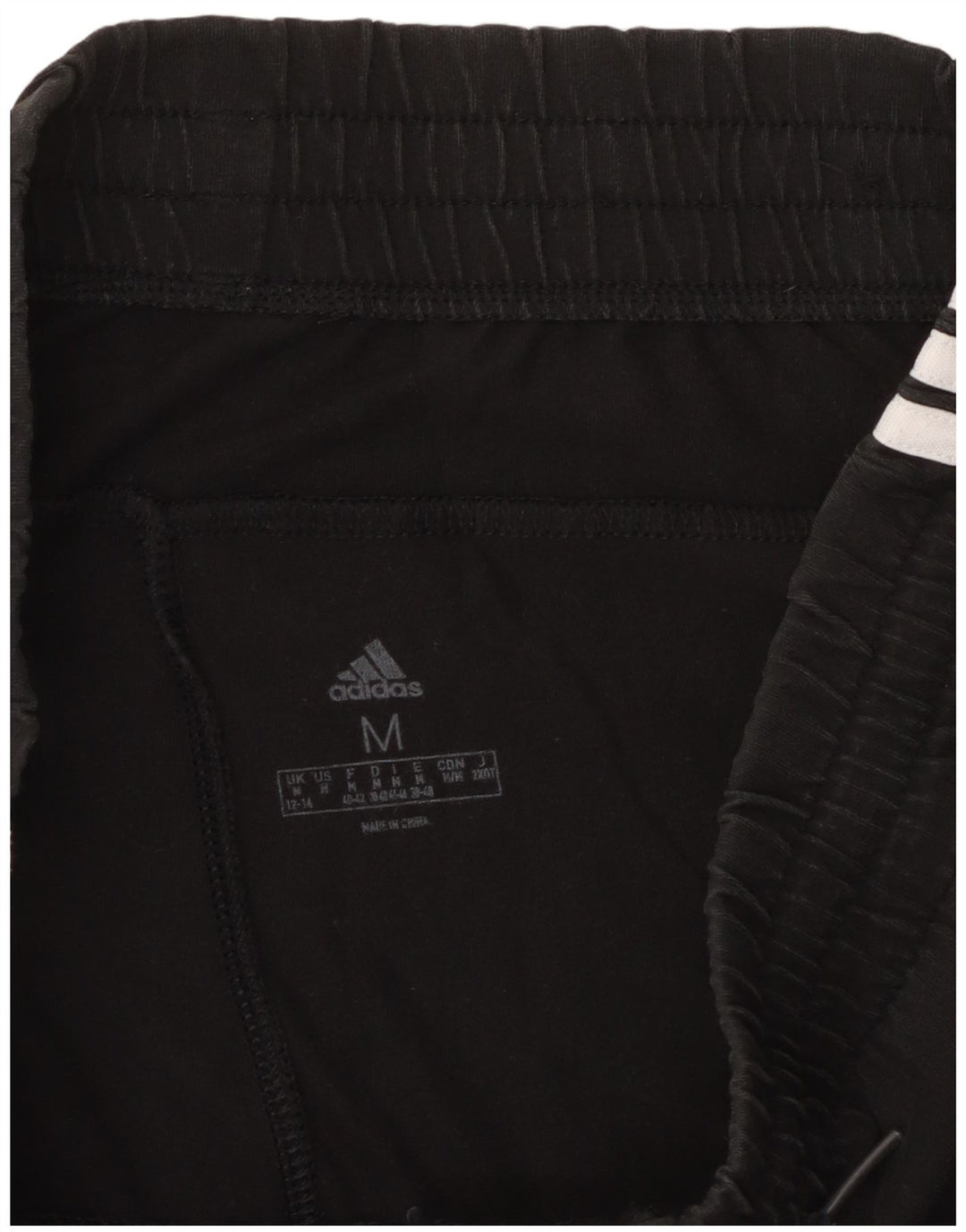 ADIDAS Pantalon de survêtement pour femme Joggers UK 12/14 Coton noir moyen