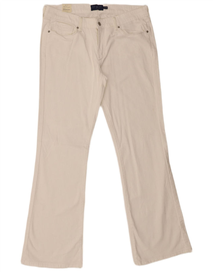 Levi's Jean bootcut légèrement courbé pour femme US 16 2XL W36 L33 Coton blanc