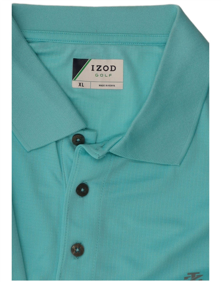 IZOD Polo de Golf Homme XL Turquoise
