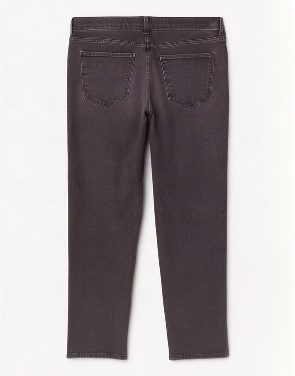 Marks & Spencer Jean droit pour femme UK 20 2XL W36 L28 Gris Coton