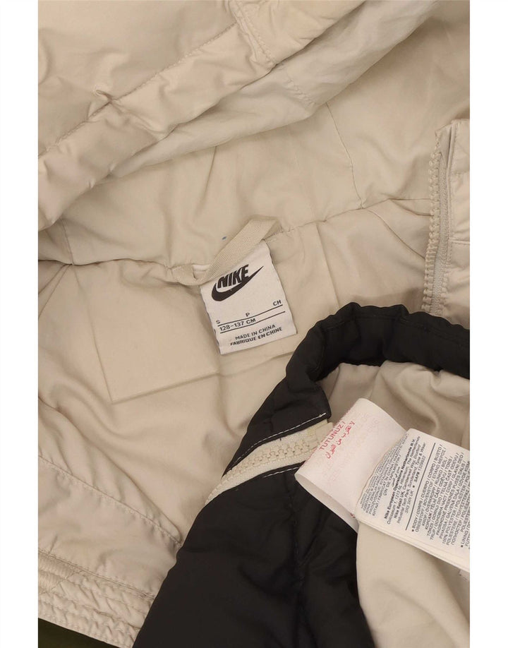 Nike Veste matelassée à capuche pour garçon 8-9 ans Small Multicolore Colourblock