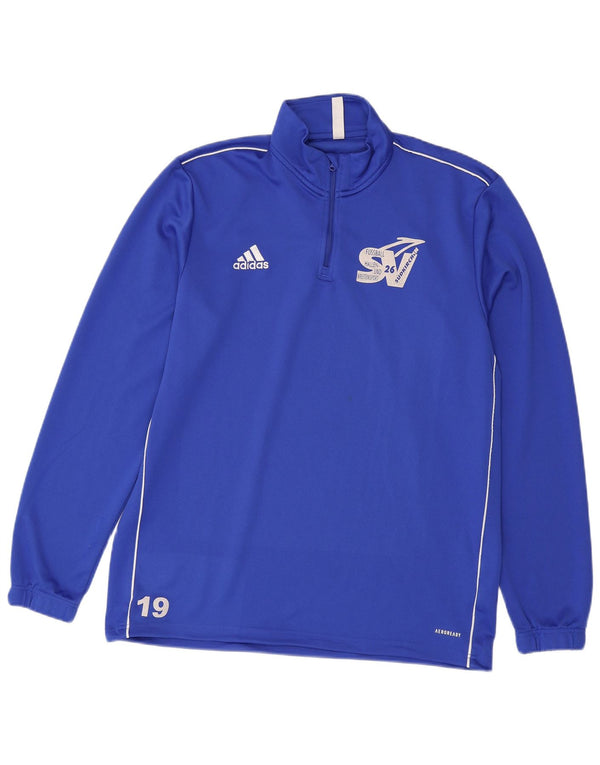 ADIDAS Aeroready Graphic Pull à col zippé pour homme Bleu XL