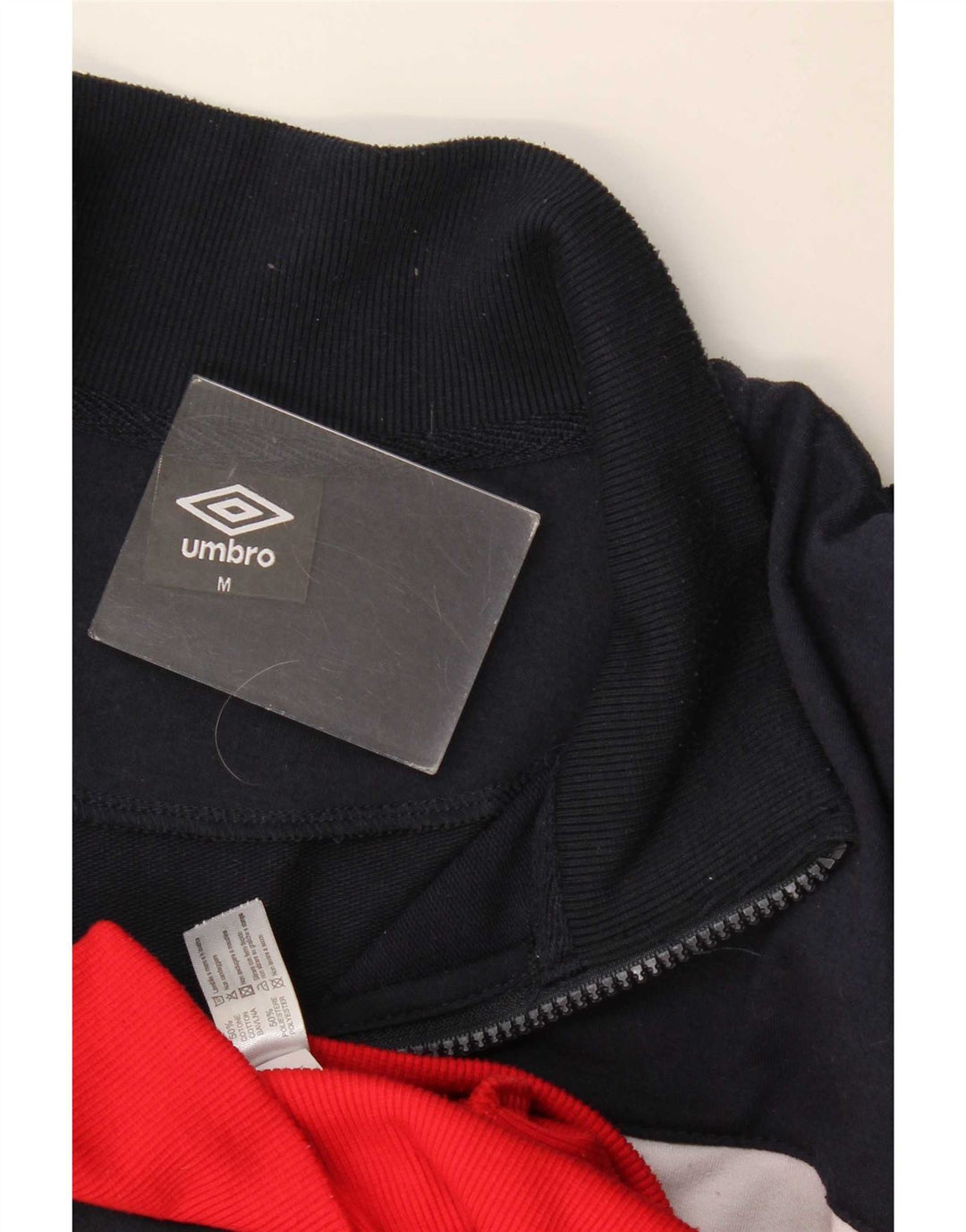 Umbro Veste de Survêtement Graphique Homme Bleu Marine Moyen Coton Colorblock