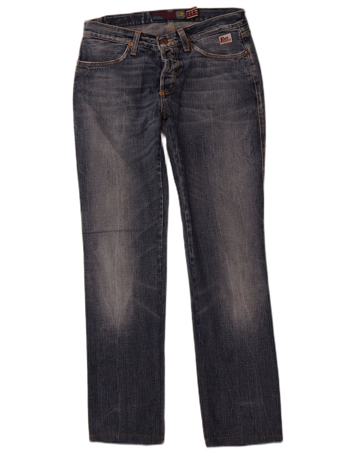 ROY ROGERS Jean droit femme W29 L30 bleu coton