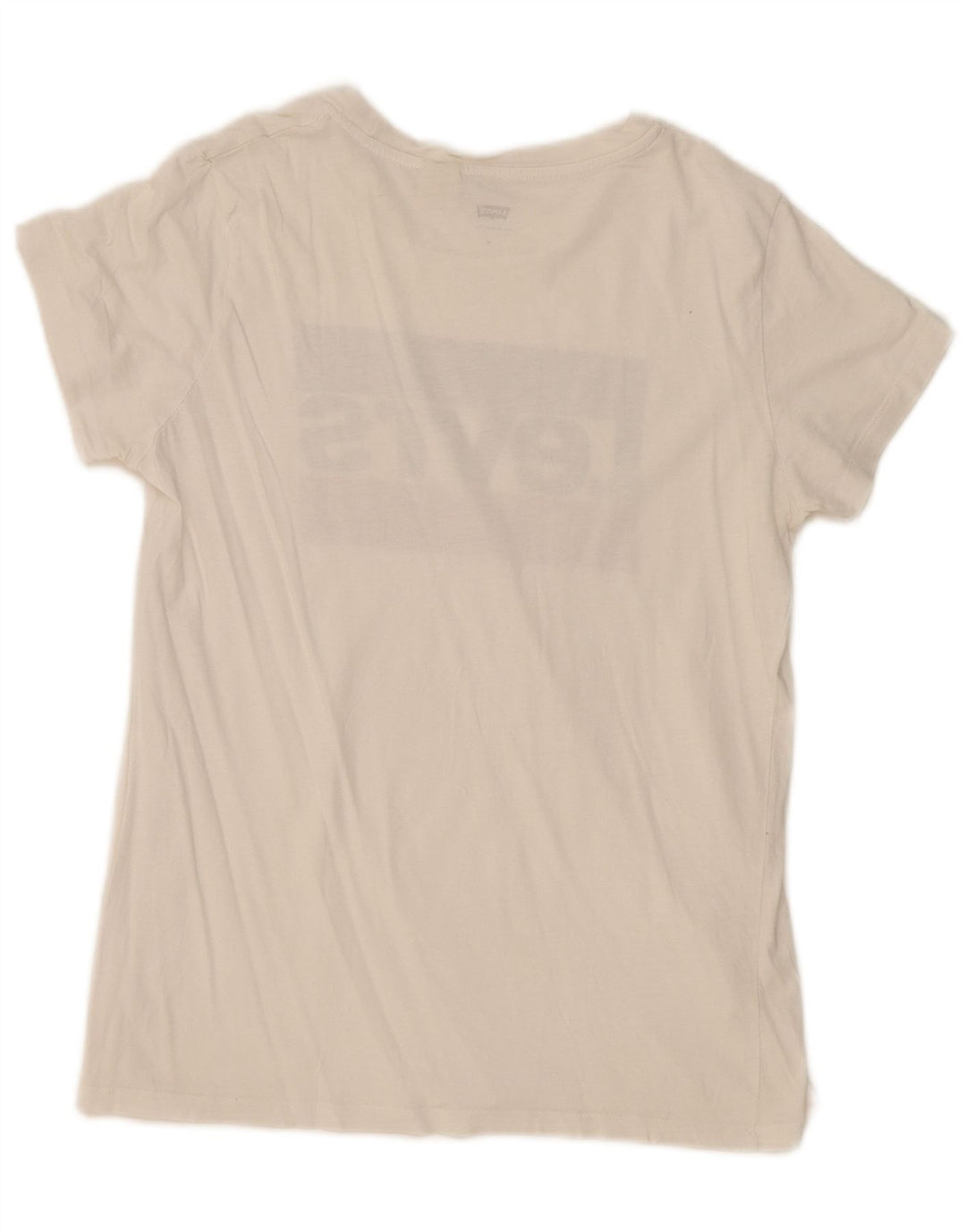 Levi's T-Shirt Graphique Femme UK 12 Blanc Moyen