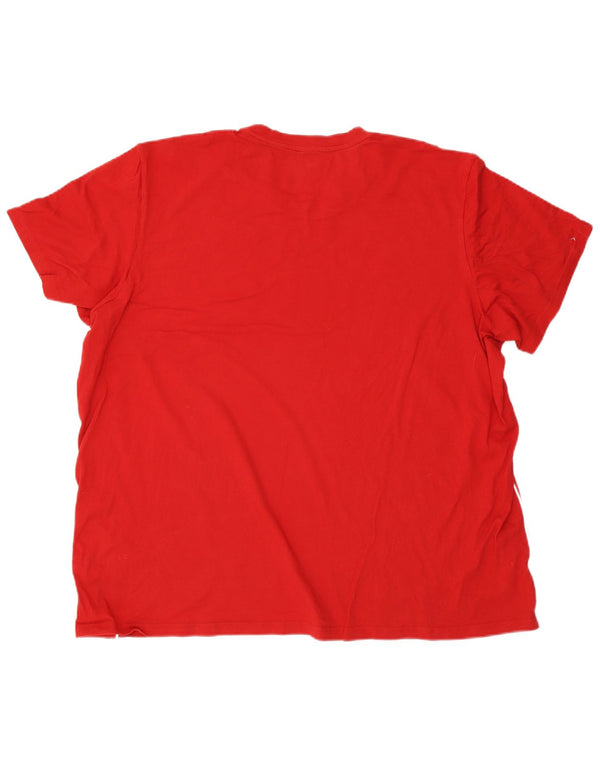 Adidas T-Shirt Homme Top 3XL Rouge Coton Sport