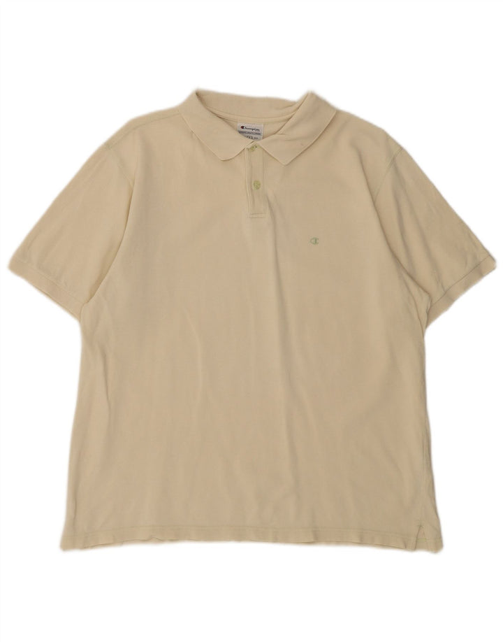 Champion Polo Homme Grand Blanc Coton